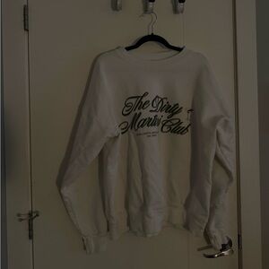 White Graphic Sweatshirt